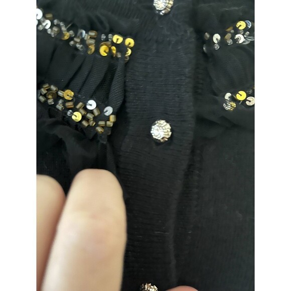 An original Milly of New York black sweater in size Large - Picture 5 of 7